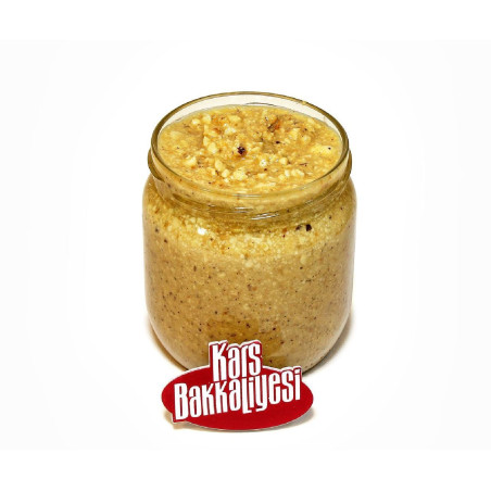 Erzurum Kars Bakkaliyesi Fındık Ezmesi el yapımı olup doğal, yerli fındıklarla üretilmiş nefis bir lezzettir.