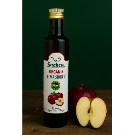 Doğal fermente yöntemle üretilen Elma Sirkesi, bağışıklık sistemini güçlendirir, sindirimi destekler ve cilt bakımında doğal ton