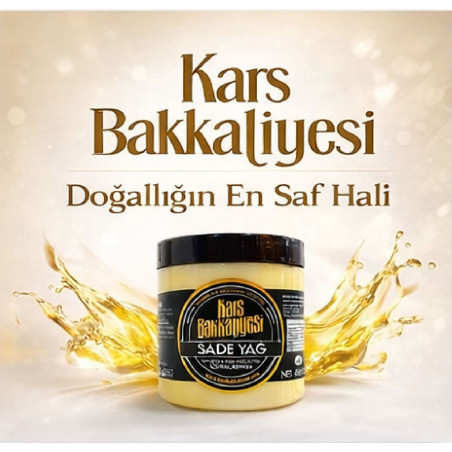 Erzurum Kars Bakkaliyesi Eritilmiş tuzsuz doğal Sade Yağ Ghee