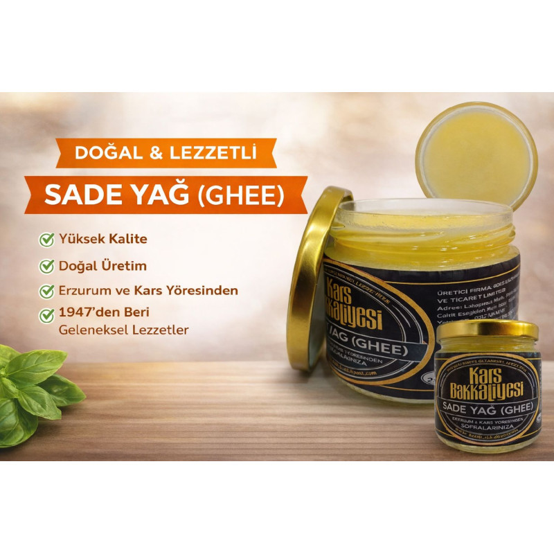 Erzurum Kars Bakkaliyesi Sadeyağ  Ghee