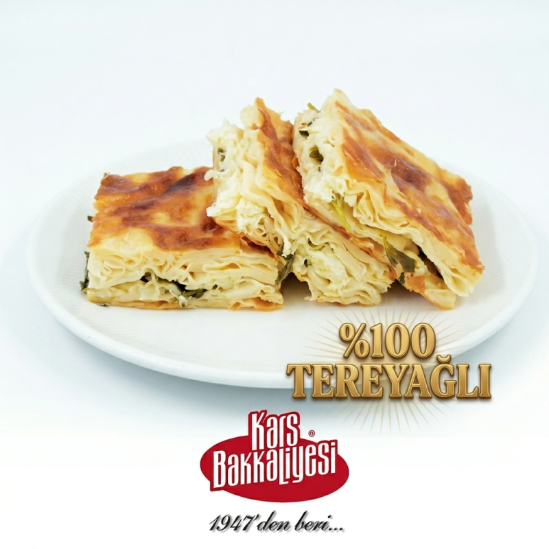 Erzurum El Açması Su Böreği  Civil Peynirli  100 Tereyağlı - 1 KG