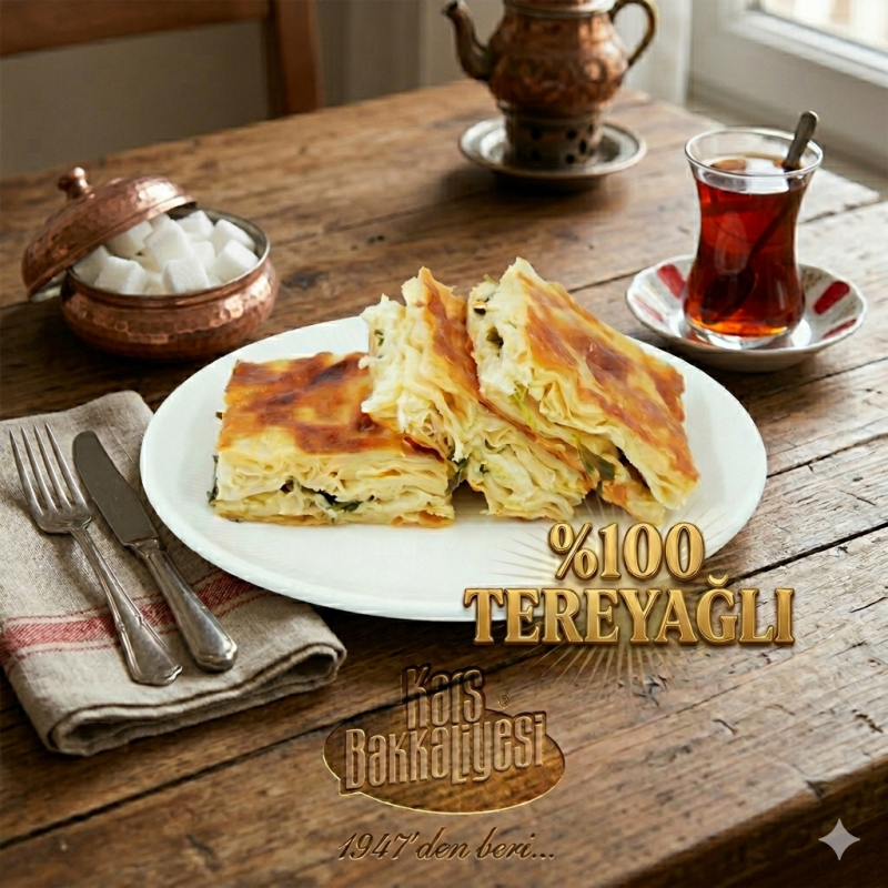 Erzurum El Açması Su Böreği  Civil Peynirli  100 Tereyağlı - 1 KG